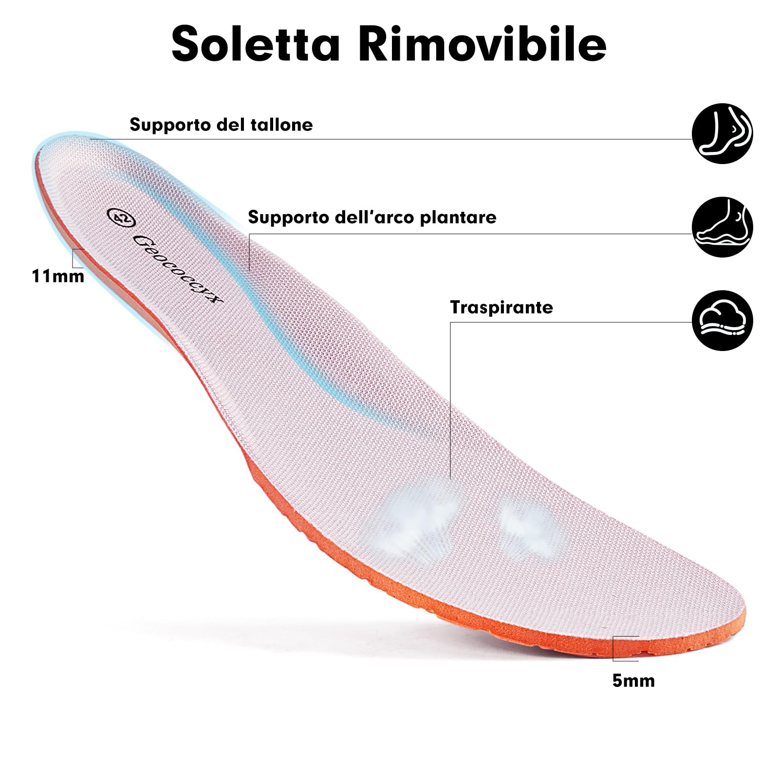 Scarpe Running Uomo Punta Larga 39-46 EU | Sneakers, Traspirante, Scarpe da Ginnastica, Corsa, Ammortizzazione