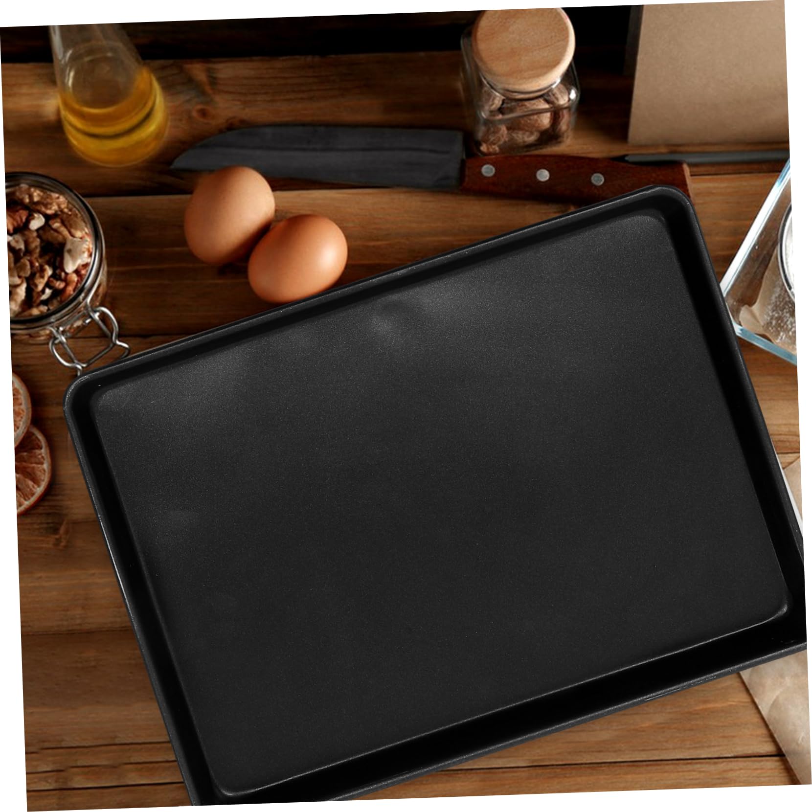 ULTECHNOVO Plaque De Cuisson Alliage Aluminium Rectangulaire Moule à Pâtisserie Pour Gâteaux Tartes Desserts Ustensiles De Cuisson Réutilisables