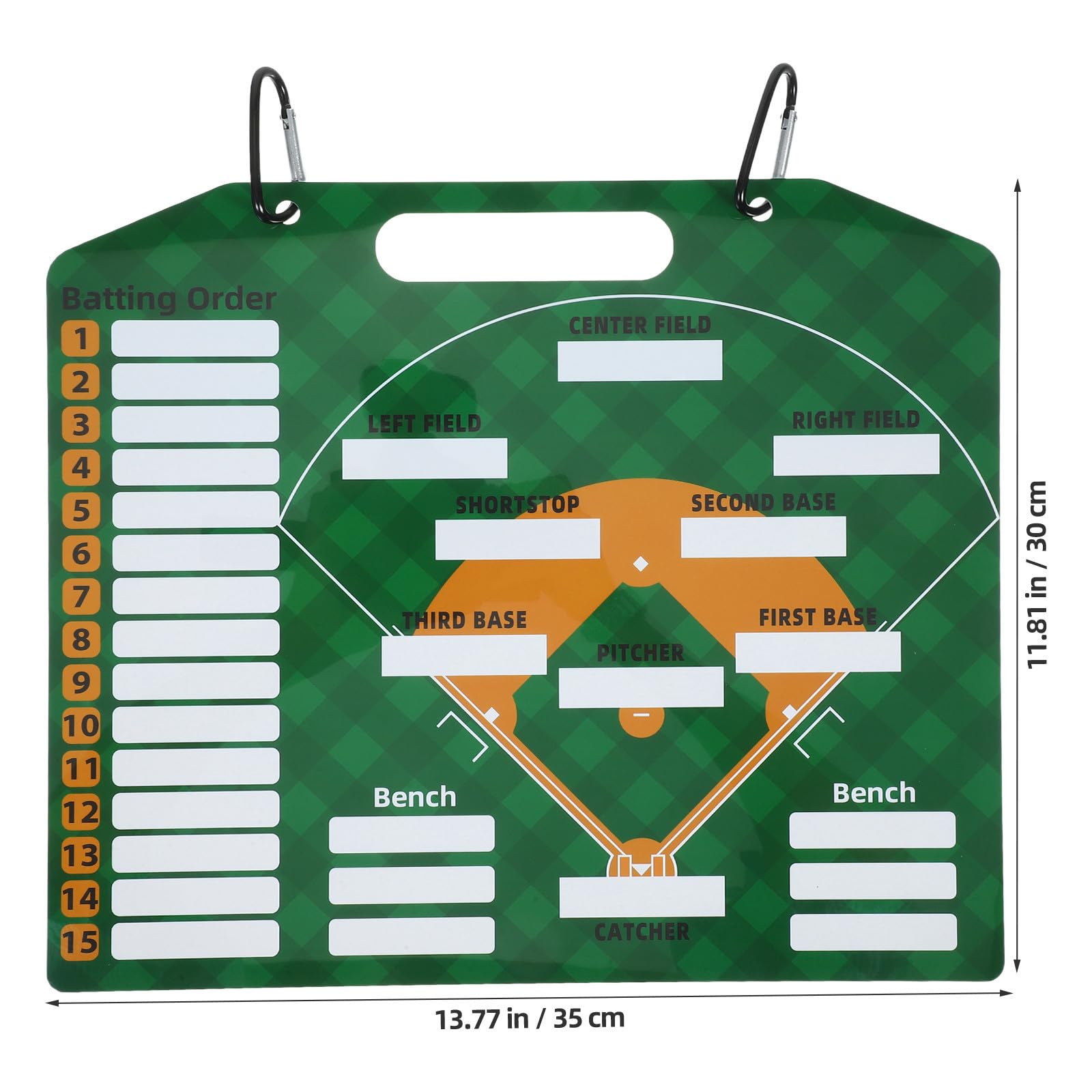 Lavagna Tattica da Baseball per Allenatori, PVC Leggero