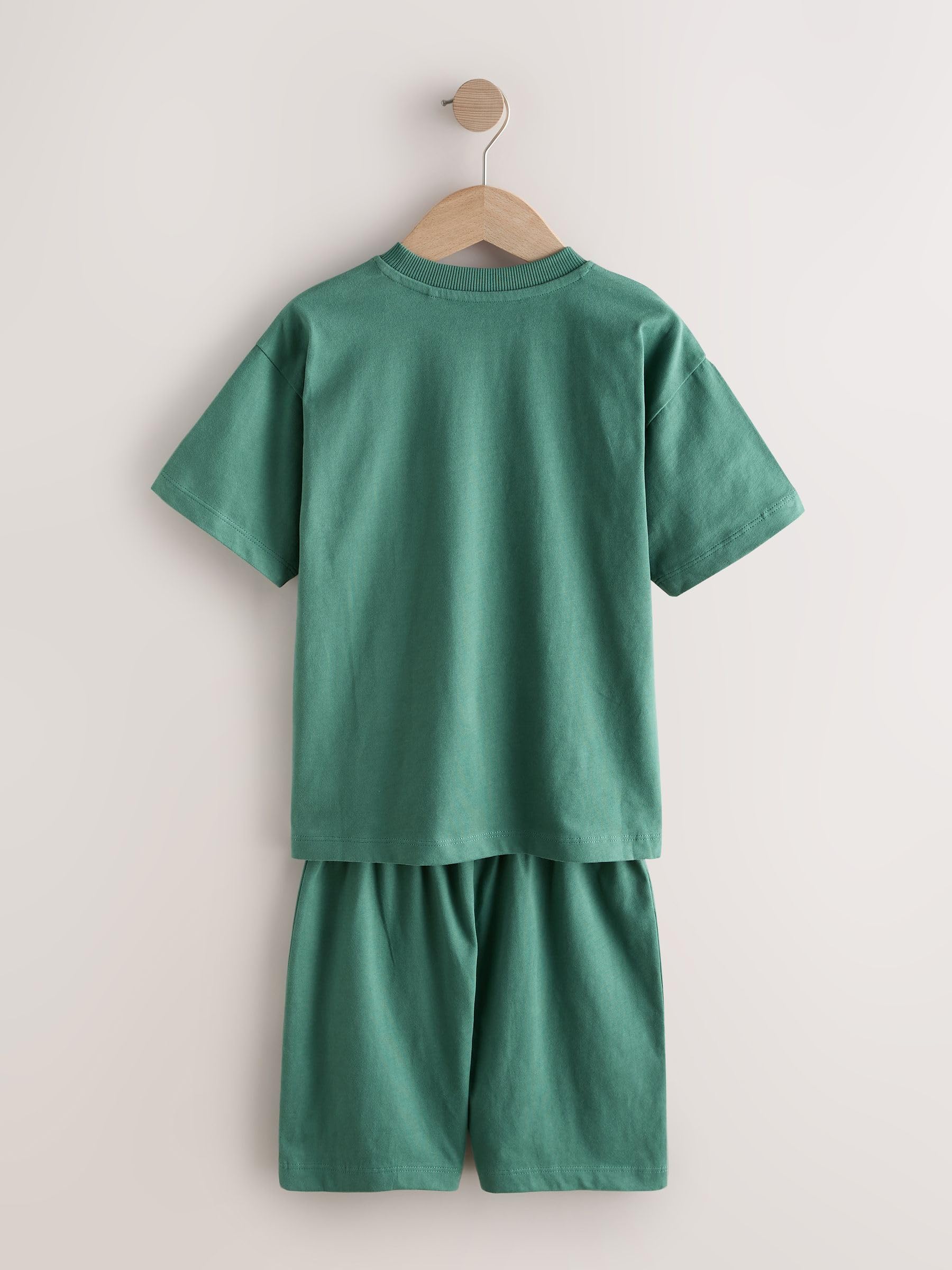 NEXT Ragazzo Confezione da 2 Pigiami Corti | Bambino, Standard, Mid Rise, Pull On, 100% cotone