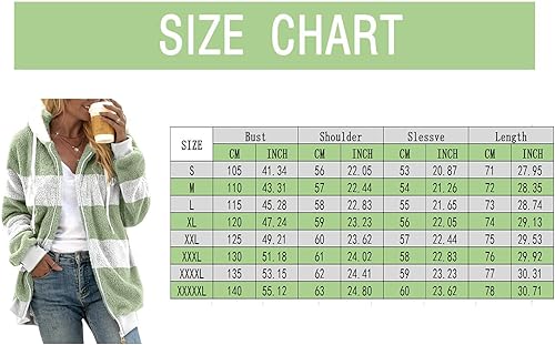 Miniatura 6 de SNKSDGM Sudaderas con capucha para mujer, chaqueta de forro polar Sherpa de manga larga, sudadera con capucha de gran tamaño con bolsillos, abrigo