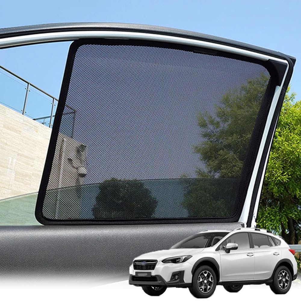 Parasol Coche Lateral Ventana para XV GT crosstrek 2016-2018, Trasera Parasol Ventana Cortinas Coche Protección UV Protege Bebe Niños Mascotas,2PCS Front