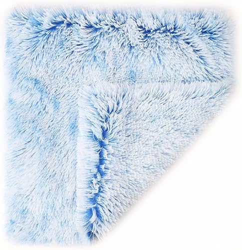 Miniatura 6 de DECOBIRD Funda de almohada de 20 x 20 pulgadas, extra suave, lumbar, peluda, de piel sintética, decoración del hogar, funda de cojín de doble cara,