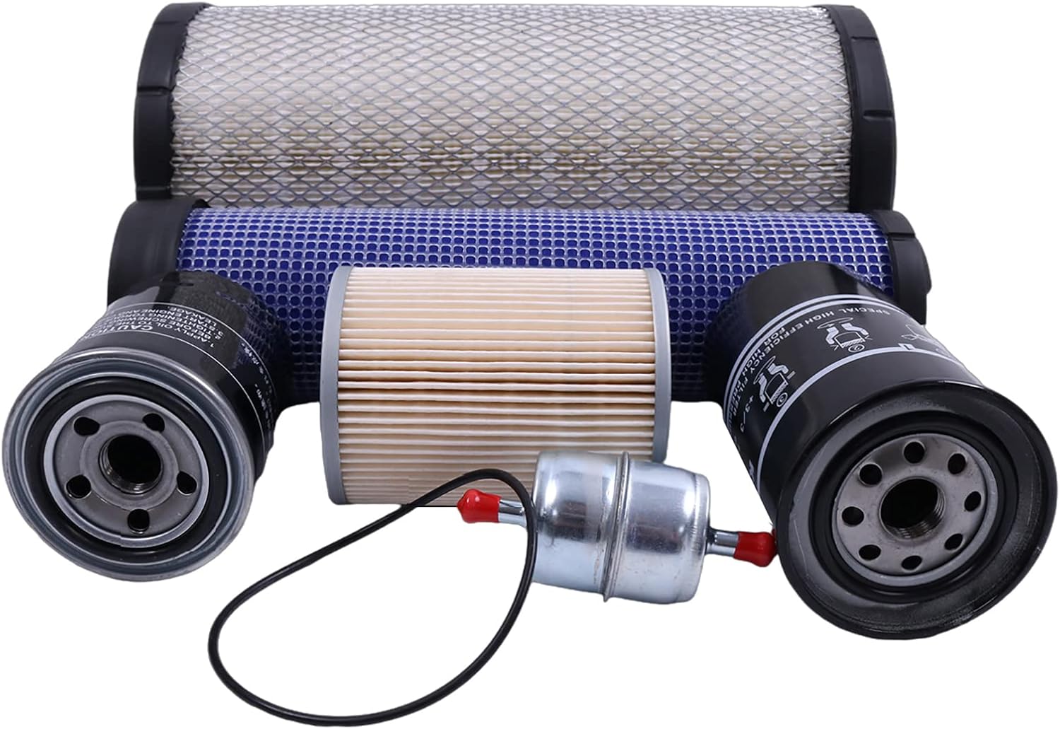 FridayParts 500 Hours Filter Kit Compatible for John Deere