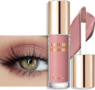 Sombra de ojos líquida Dusty Rose con brillo ...