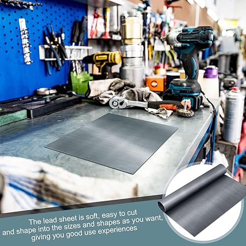 Miniatura 5 de Hicarer 2 láminas de plomo de 12 x 12 x 132 pulgadas para techo de bobina