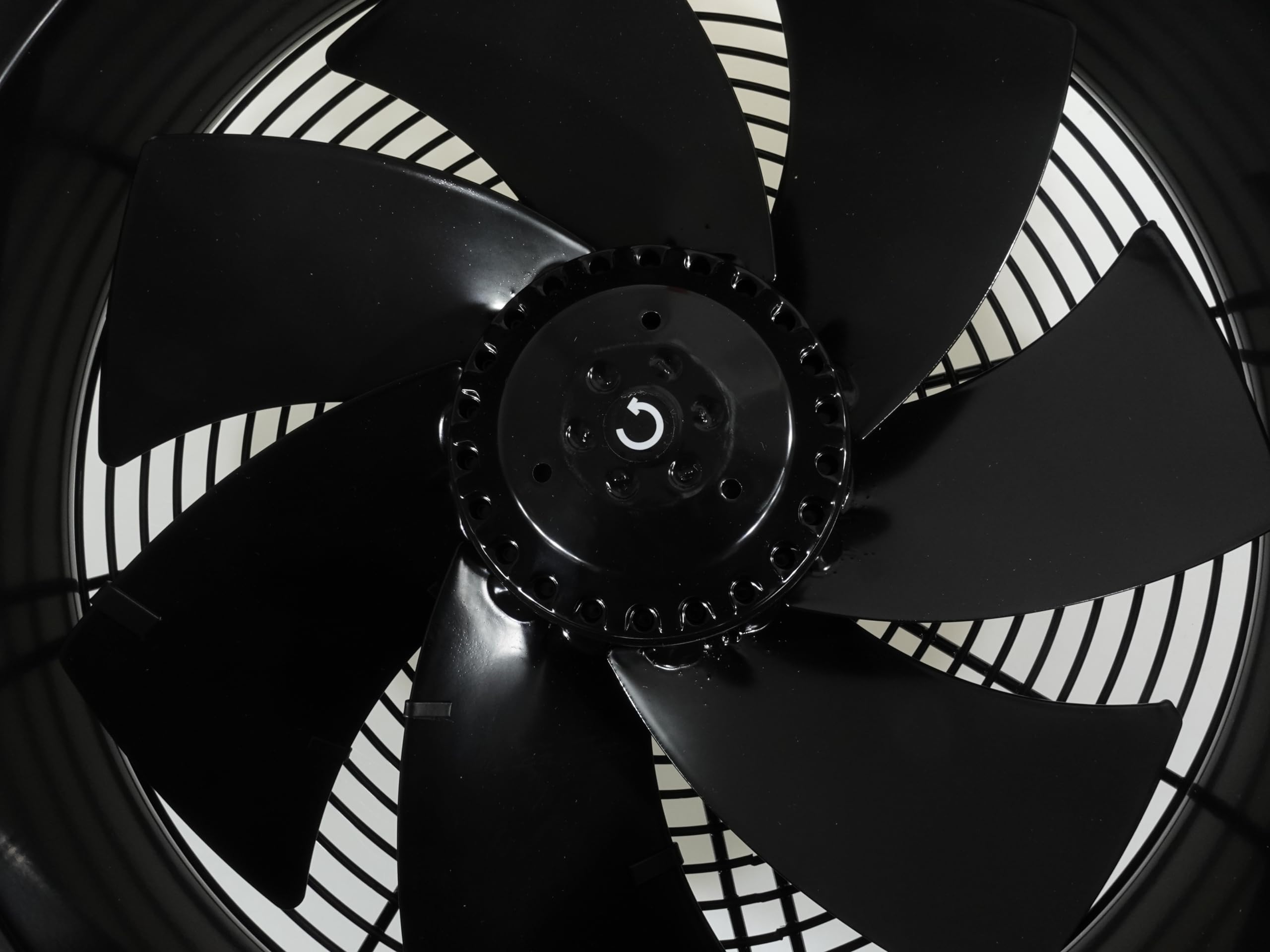 SYSTERM Wandventilator Axialventilator Lüfter mit Kugellagern, Stahl Industrieventilator für Dauerbetrieb Größen 200, 250, 300, 350, 400, 450 mm (aRos 200mm; 780 m3/h)