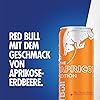 Red Bull Energy Drink Apricot Edition - 24 Pallet Tins - Drinks with Apricot Strawberry Flavour, Disposable (24 x 250 ml)