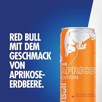 Set: Red Bull Energy Drink Apricot Edition (24 x 250 ml) & Energy Drink White Edition Disposable (24 x 250 ml)