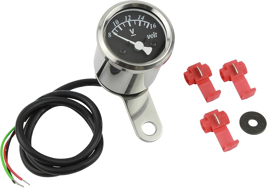 ポッシュ　ミニミニ電圧計　ヨンフォア　cb400four Amazon.co.jp: ポッシュ(POSH) バイク用品 ミニミニ電圧計 ブラック 8