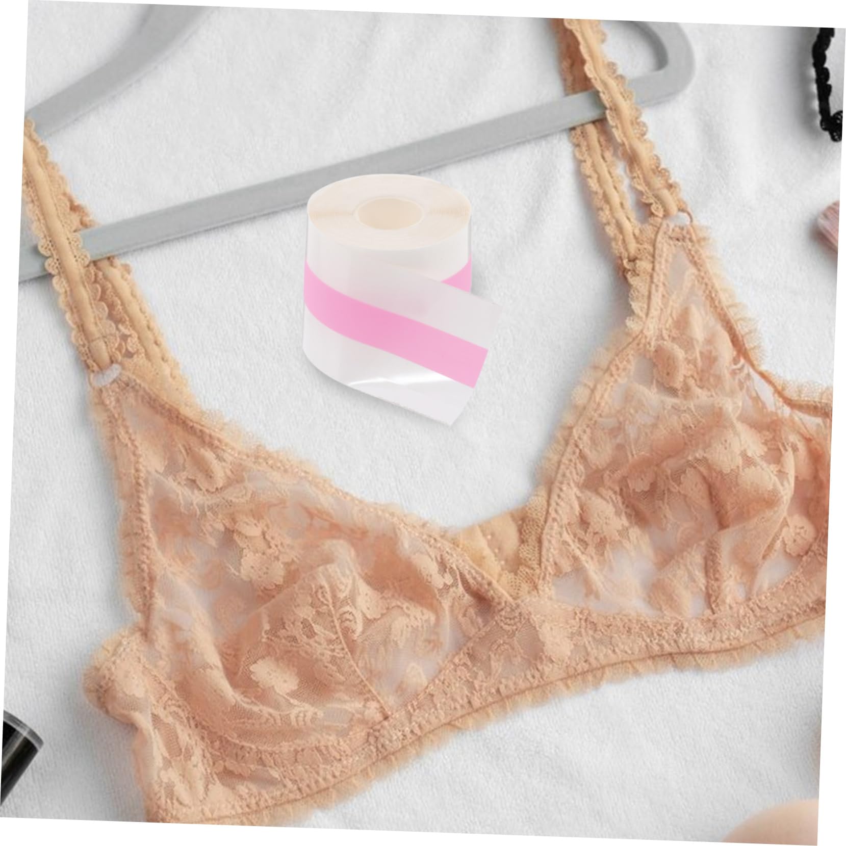 Beavorty 4 Pegatinas de Cubrir mujer invisible clasificado cinta transparente para el cinta de levantamiento de
