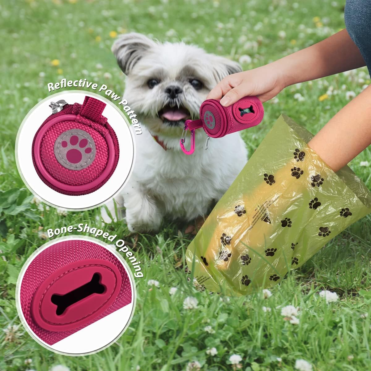 The Perfect Pup Essential: Rose Red Dog Poop Bag Holder Review