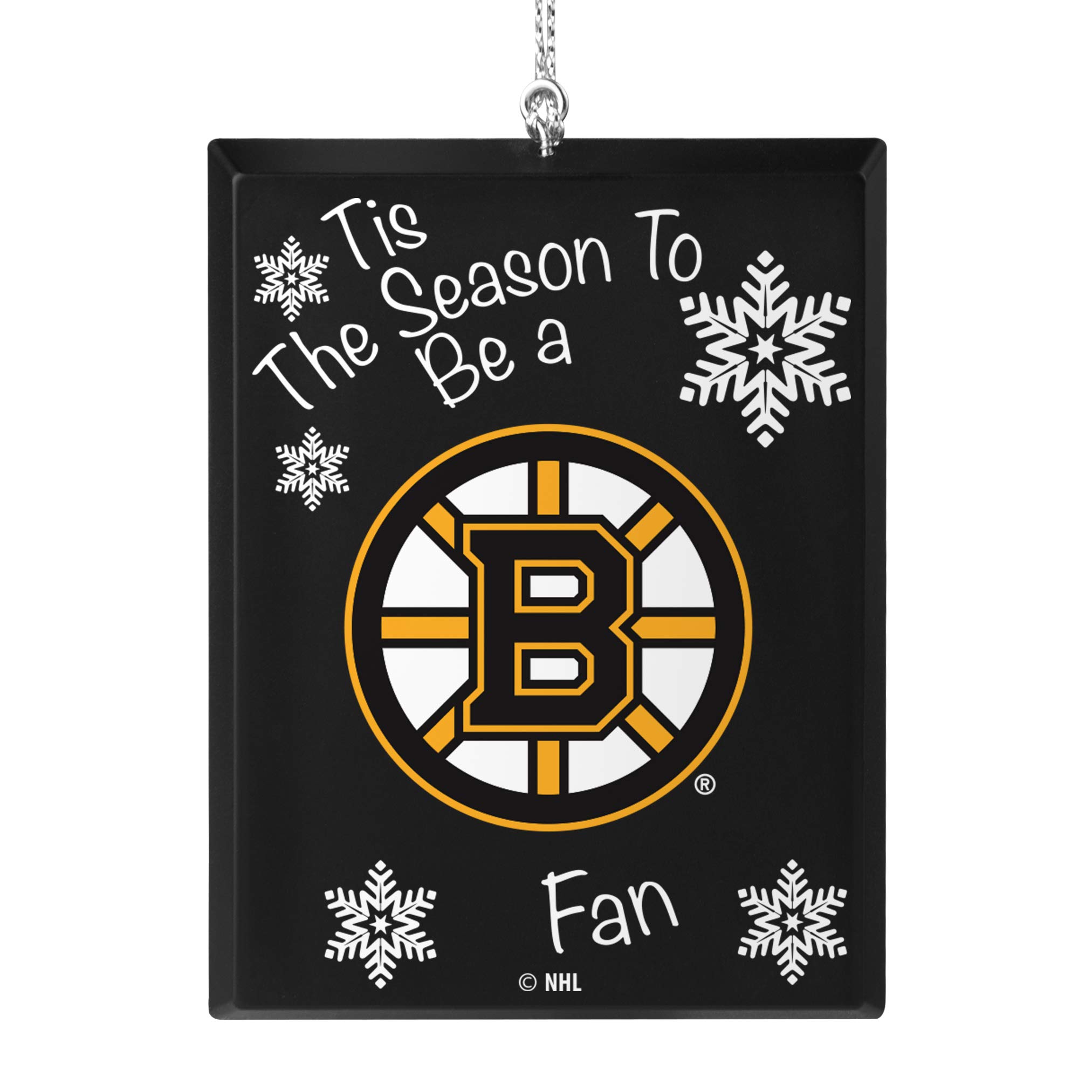Topperscot Boston Bruins Official NHL Tis The Season Holiday Christmas Sign Ornament 675169