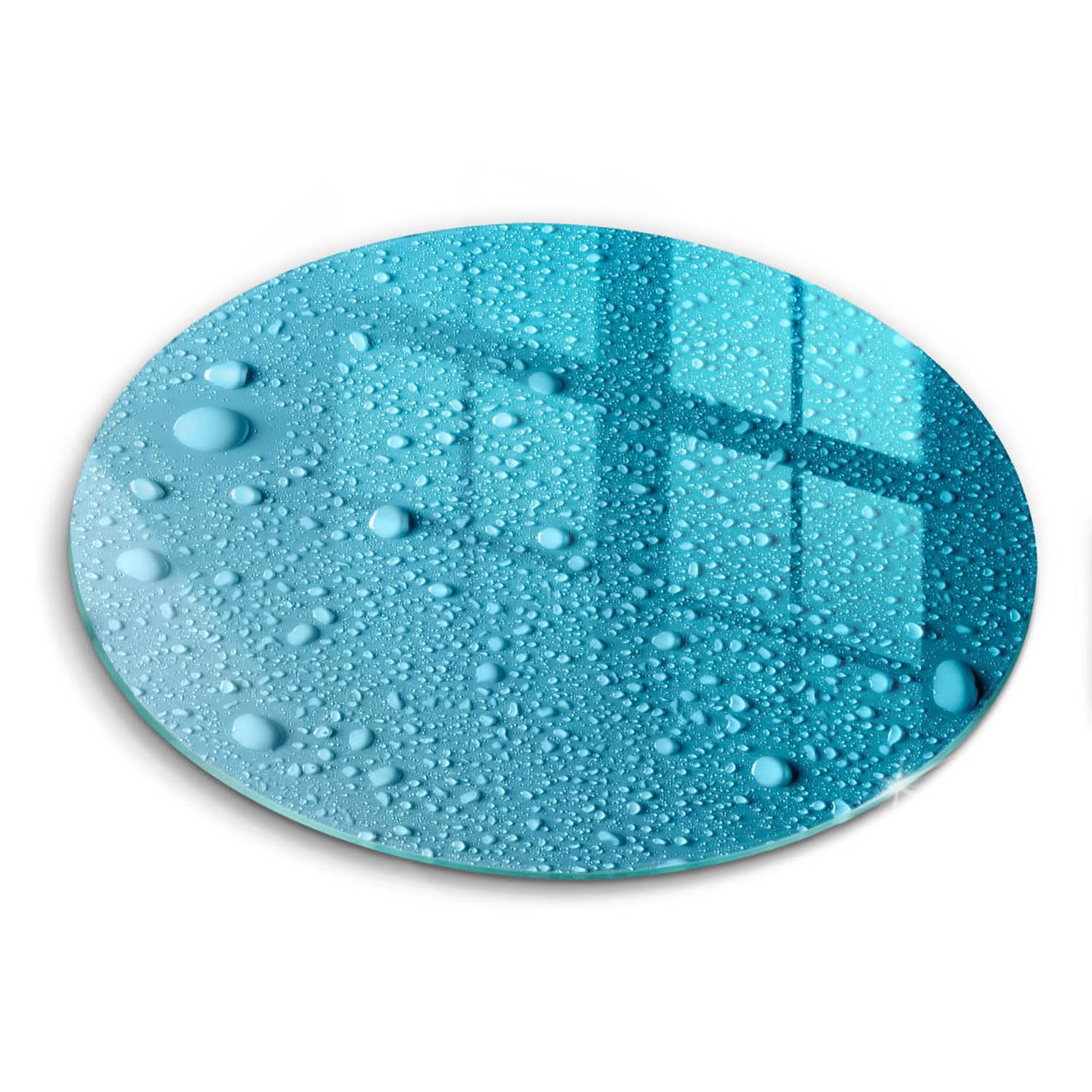 Plaque de protection induction Wallfluent 40cm pour cuisiner proprement avec design gouttes