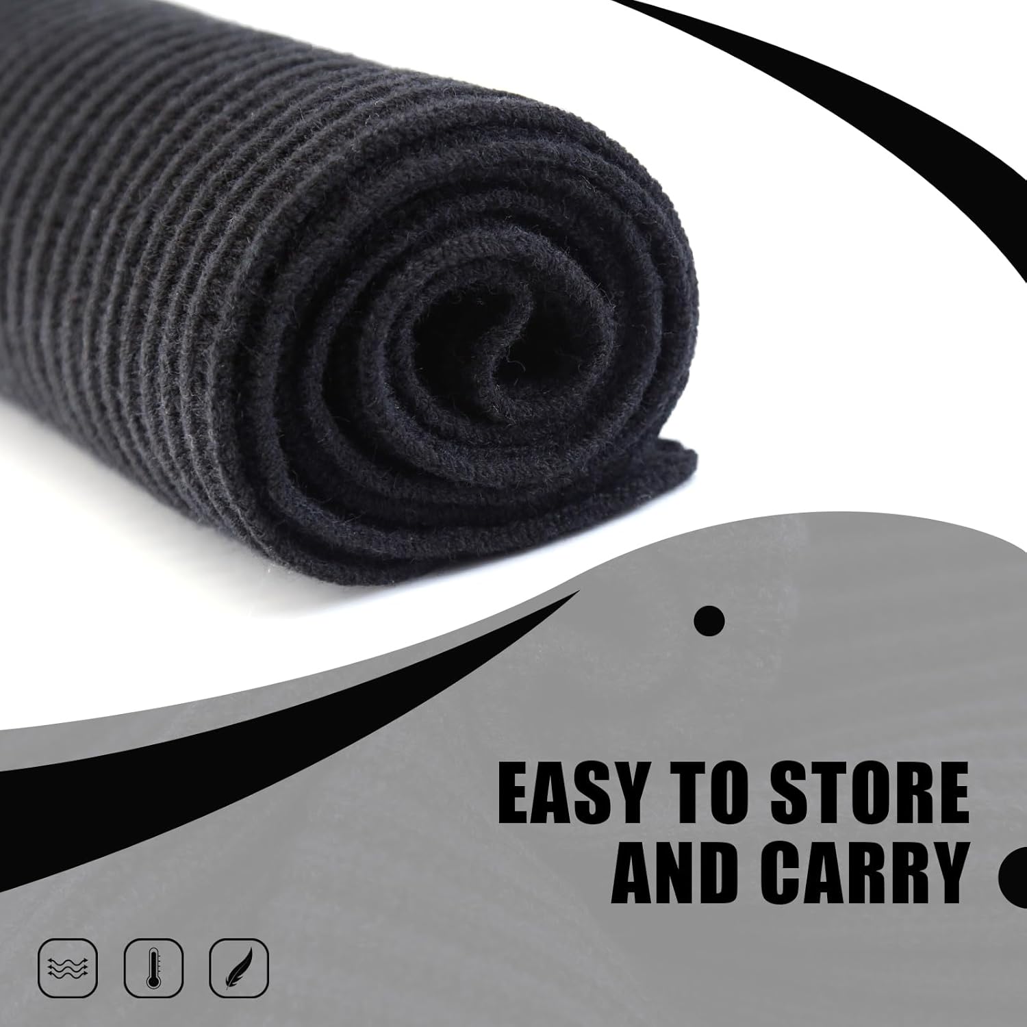 Toddler Scarf Warm Knit Kids Neck Warmer Soft Stretch Baby Winter Scarves for Boys Girls - Image 6