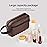 Icramsy Travel Toiletry bag Toiletry bag for women men Hanging Cosmetic bag Travel accessories for Women Men (Brown)