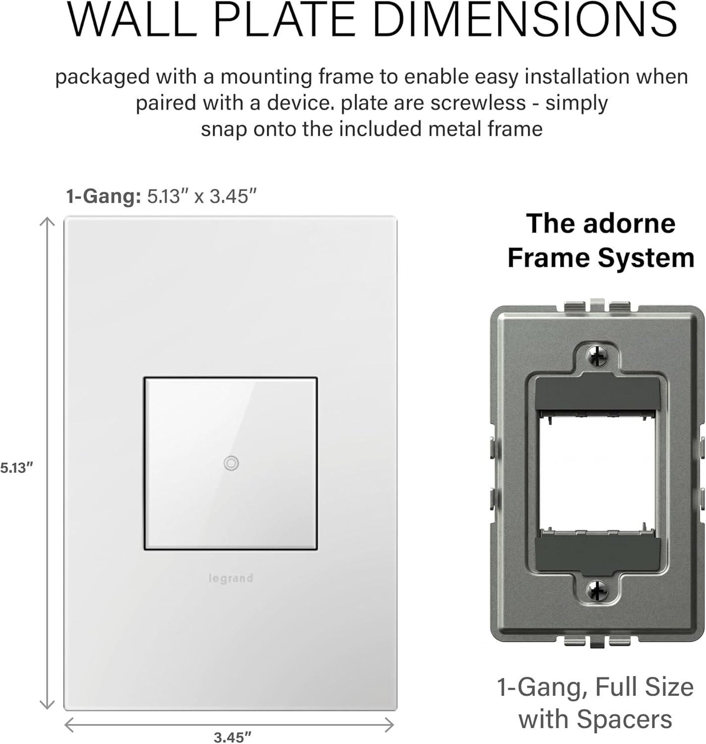 መቀራረብ view of an adorne wall plate installed on a wall