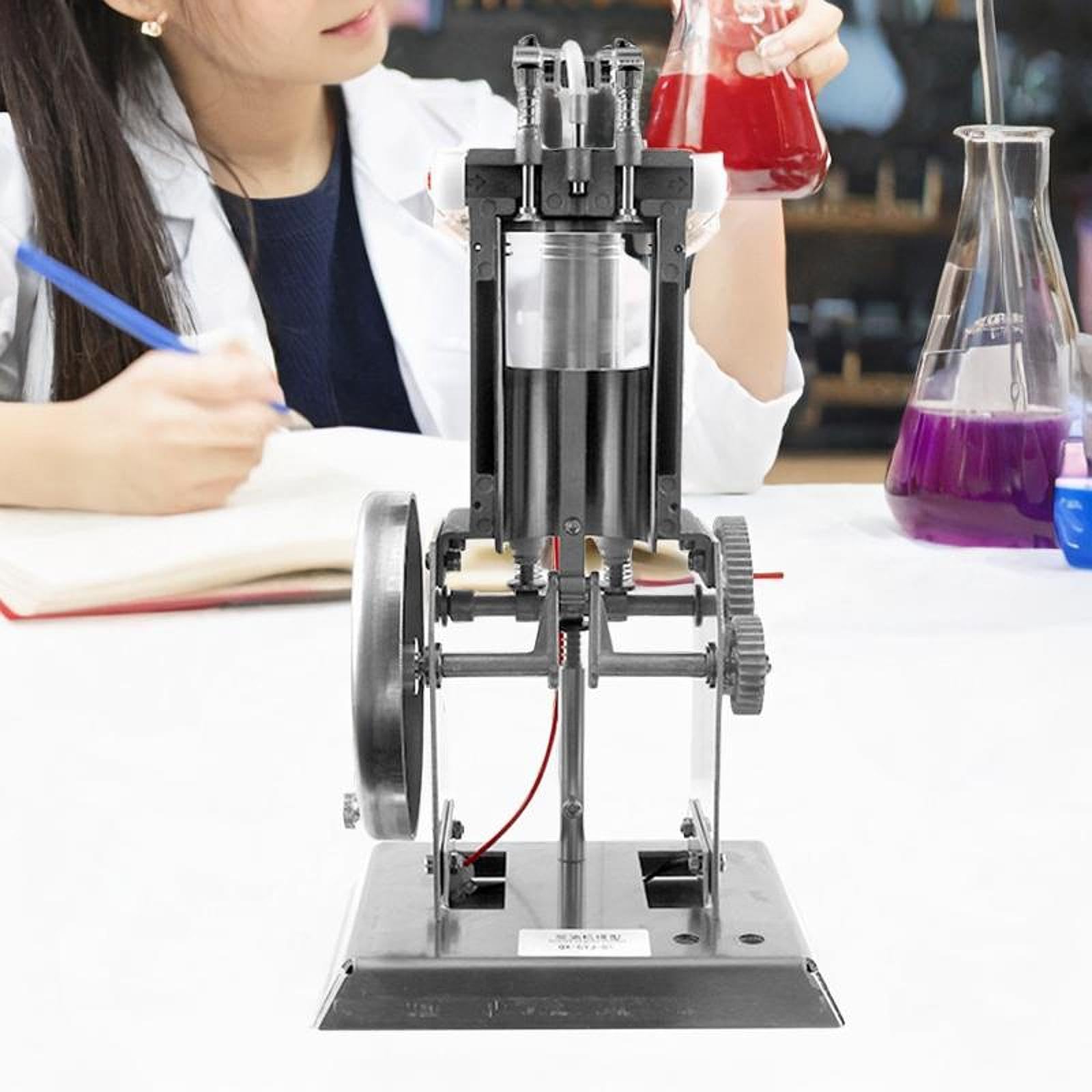 Dieselmotormodell Physikalische Lehrmittel Lehrinstrument für experimentelle Demonstration Physikunterrichtslehrer