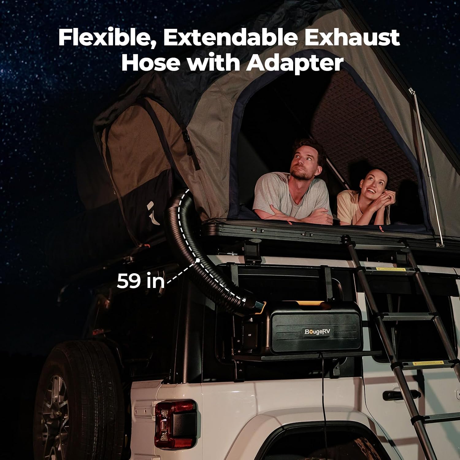BougeRV Exhaust Duct for PC35 & PC35 Pro Portable Air Conditioner, Optional Accessory Specifically Designed for BougeRV Tent Air Conditioner, Outdoor & Indoor Use, Camping
