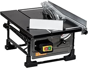 8-inch Jobsite Table Saw with 6.7-Amp Copper Motor and Sliding Miter Gauge