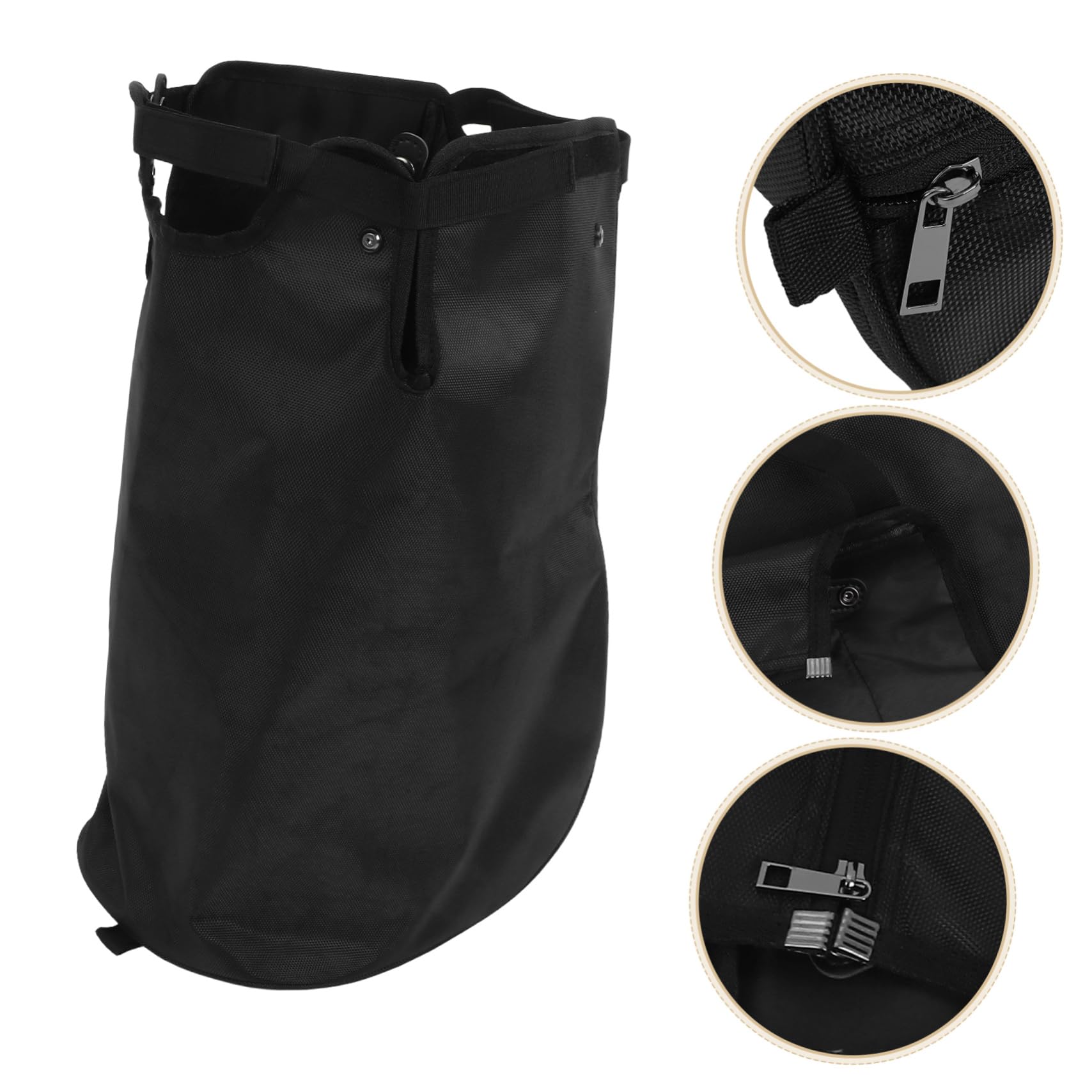 Negra Funda de Lluvia 1 Pieza de Poliéster Portátil para Golf