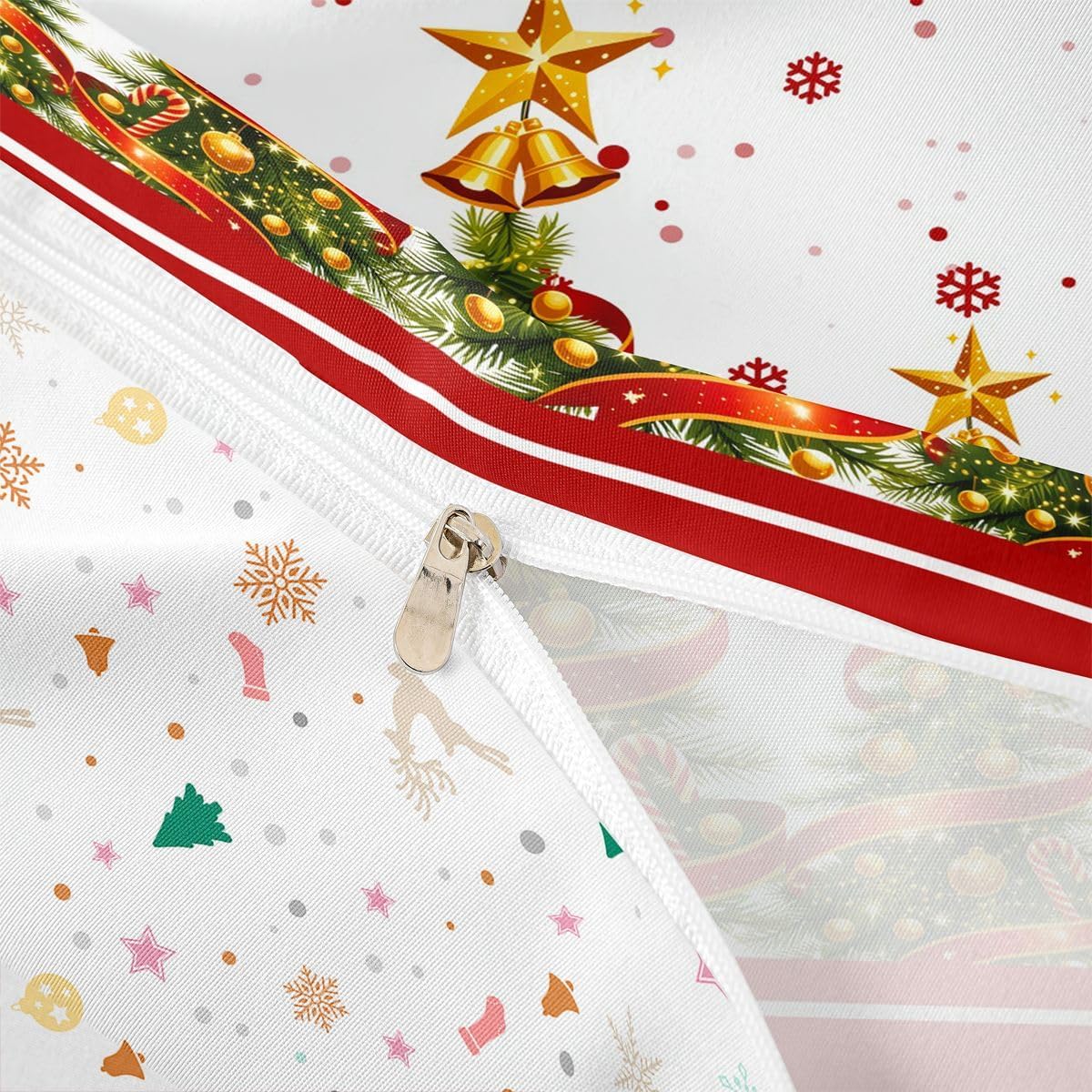 Erosebridal Green Christmas Tree Duvet Cover Toddler Size