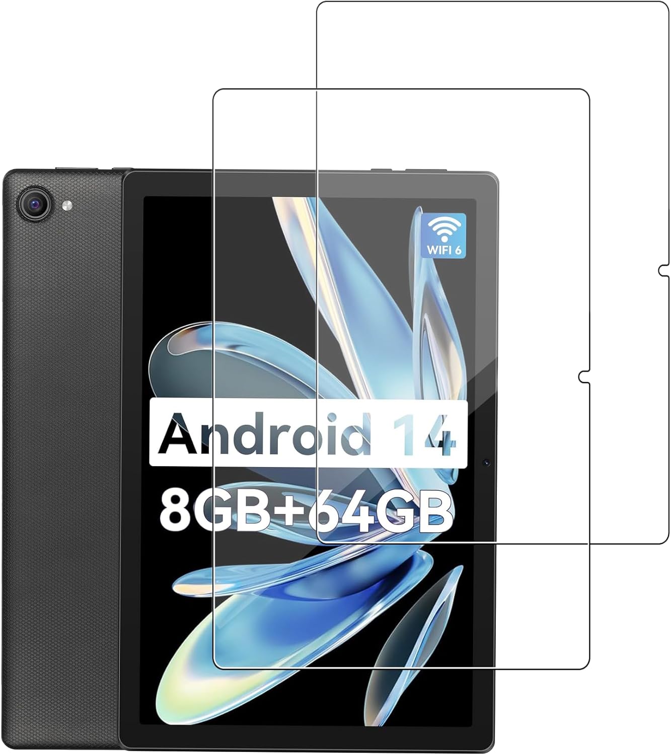 [2 Pack] Screen Protector for HiGrace Tablet 10 Inch Android 14 2024 - Tempered Glass Film Compatible With HiGrace 10" WiFi 6 - Anti-Scratch Sensitive Dropproof