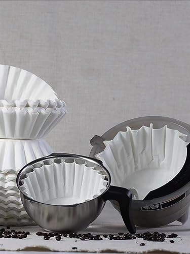 Miniatura 3 de Filtros de café comercial de 12 tazas, filtros de café grandes, calidad premium, (9 ¾ pulgadas x 4 ¼ pulgadas), filtros totalmente naturales,