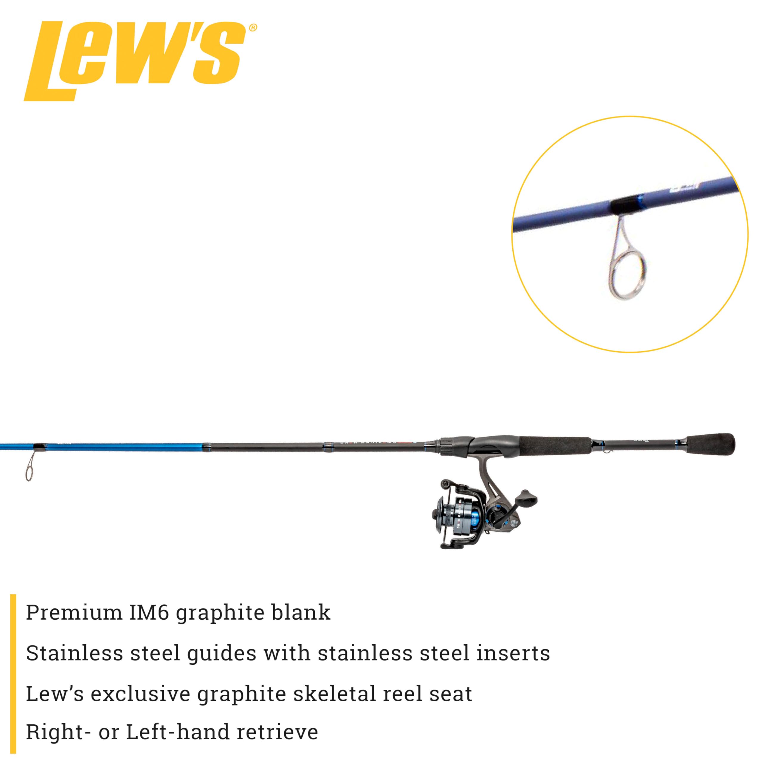 Amazon.com : Lew's American Hero Spinning Reel and Fishing Rod