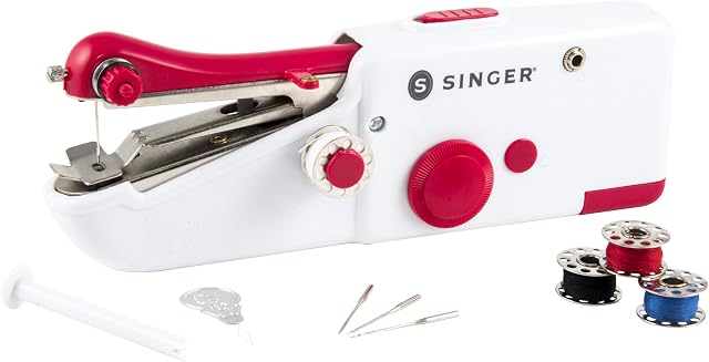 SINGER 01663 Stitch Sew Quick Portable Mending Machine, Quick Sew Mini Portable Mending Machine
