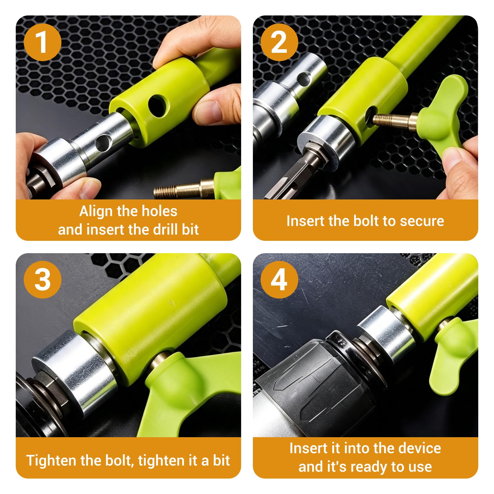 Ice Auger Drill Adapter - Expand Your Drilling! -4 Ice Auger Drill Adapter - Expand Your Drilling! -4