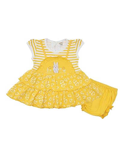 NammaBaby Hosiery Cotton Baby Girls A-Line Dress