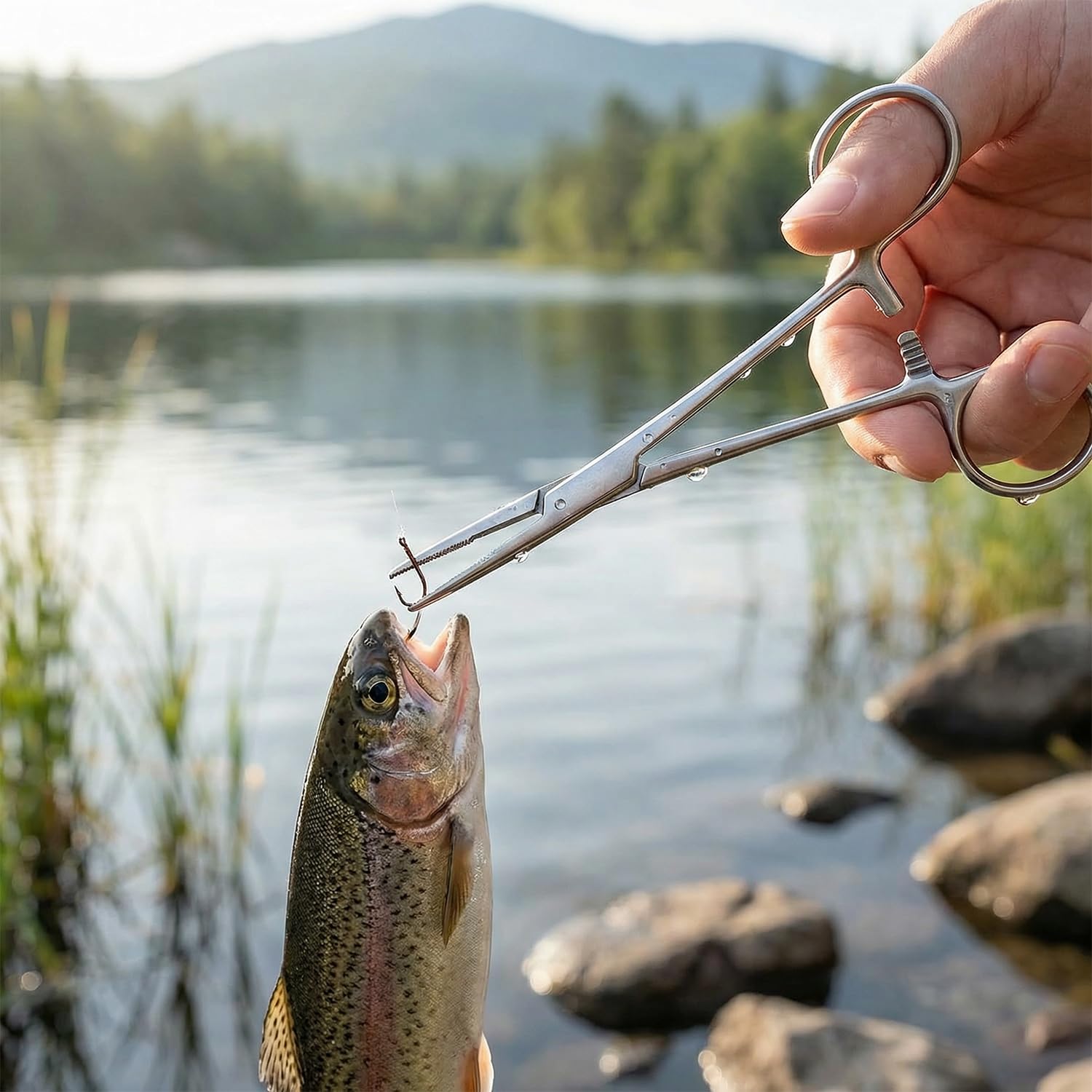 1 pezzo Pinza da pesca, pinza emostatica, diritta industriale e set di pinze da piercing, per arterie per accessori di artigianato, cura personale e piercing