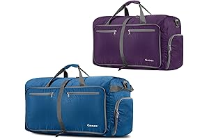 GONEX 80L Packable Travel Duffle Bag