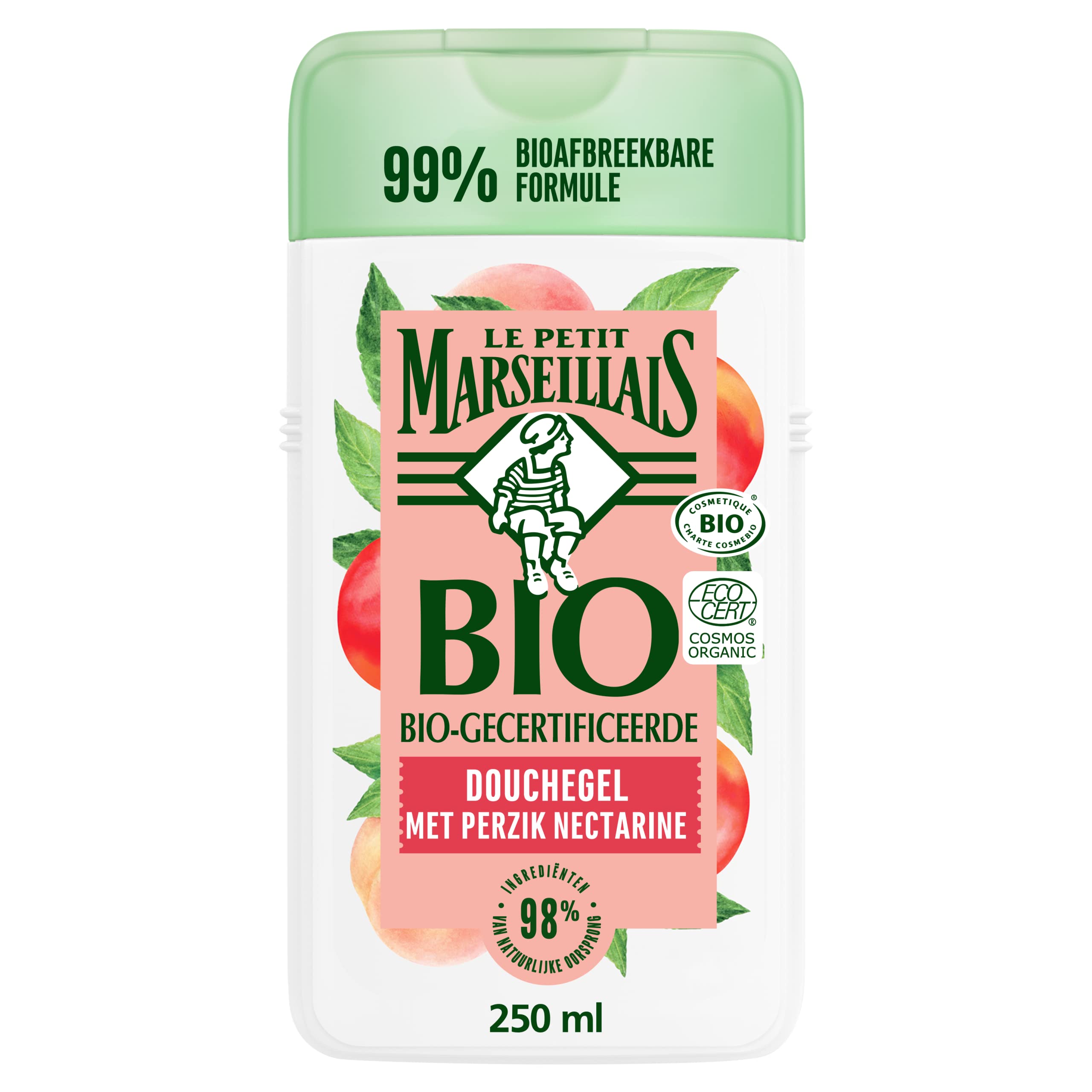 Le Petit Marseillais Organic Certified Shower Gel Peach Nectarine 250 ml