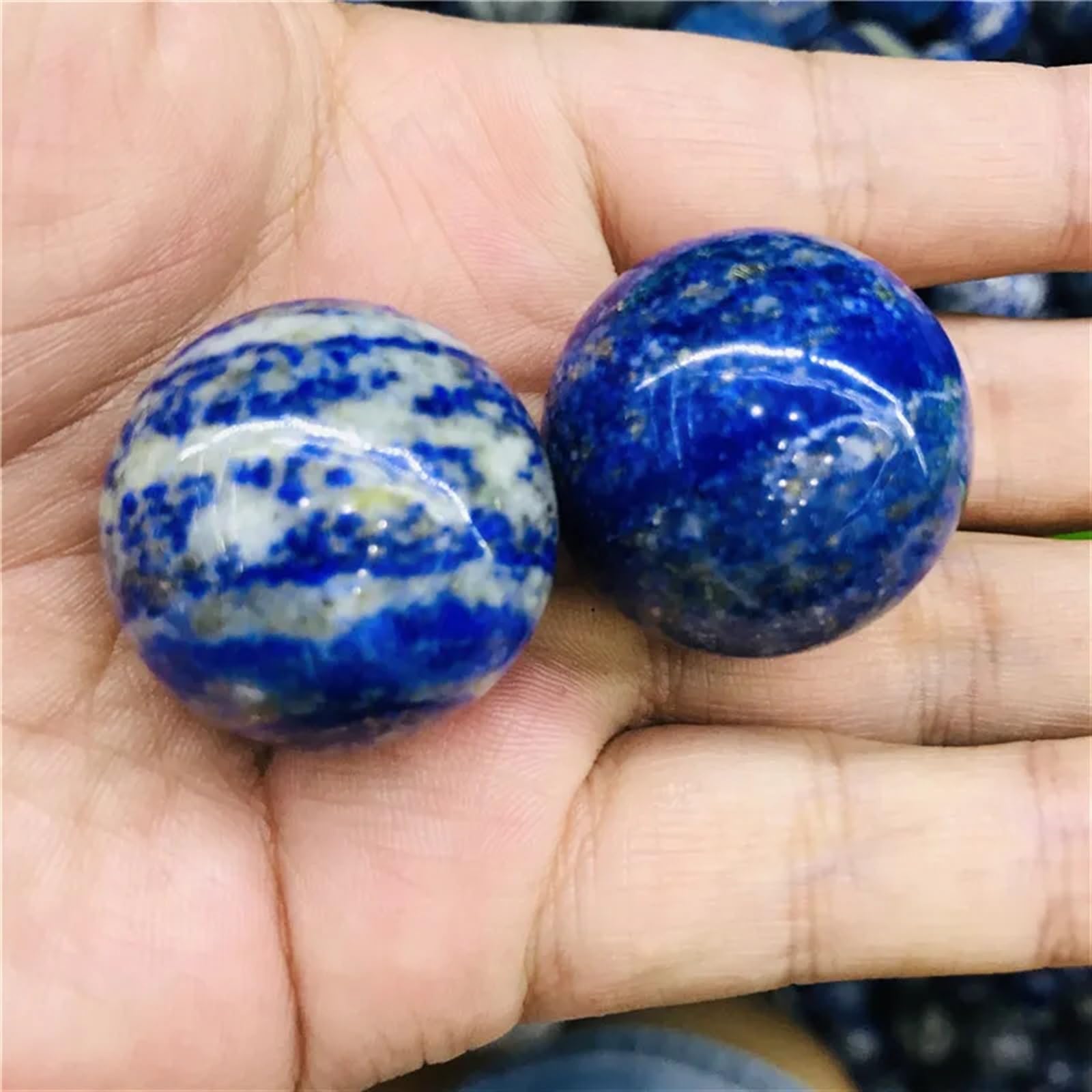 LTRAJUYNH Stone Crystal Lapis Lazuli Ball Gift