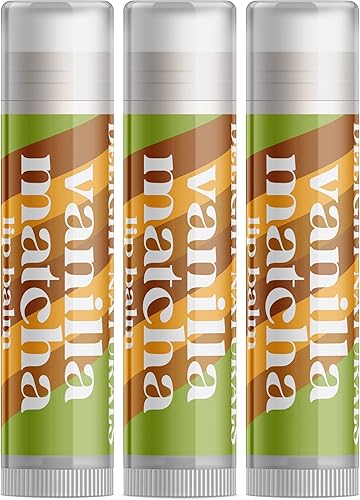 Miniatura 1 de Delight Naturals Bálsamo labial Vanilla Matcha - Juego de tres