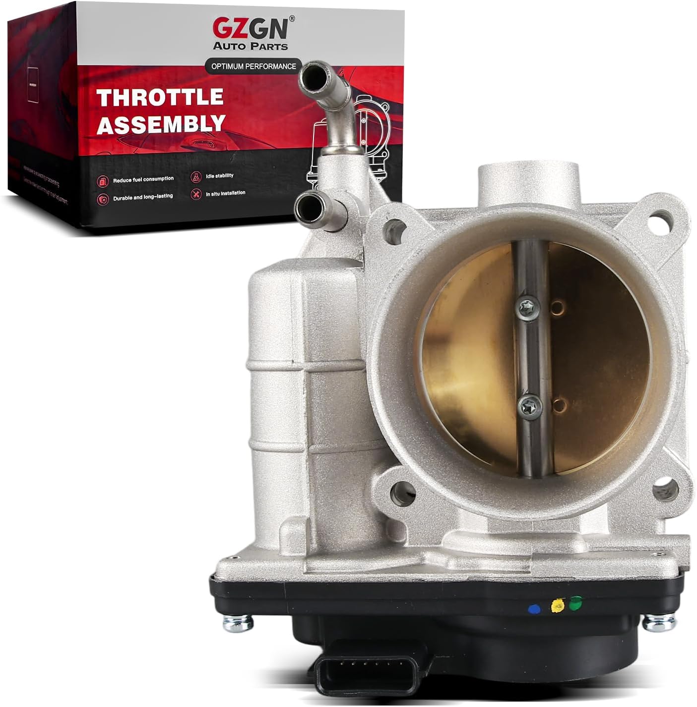 Electronic Throttle Body Compatible with Nissan Models - Altima 2007-2012, Rogue 2008-2013, Sentra 2007-2012 - 2.5L L4 Engine - Replace# 16119-JA00A, ETB0004, 16119JK20A