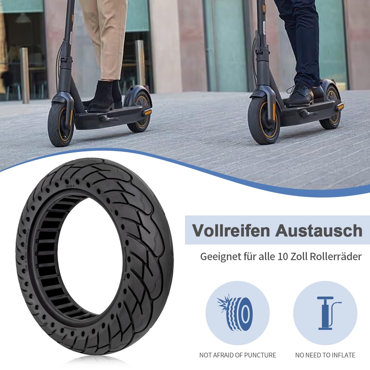 Segway Ninebot G30 Max / G2 önjavító külső gumi [60/70-6,5] - [.HU