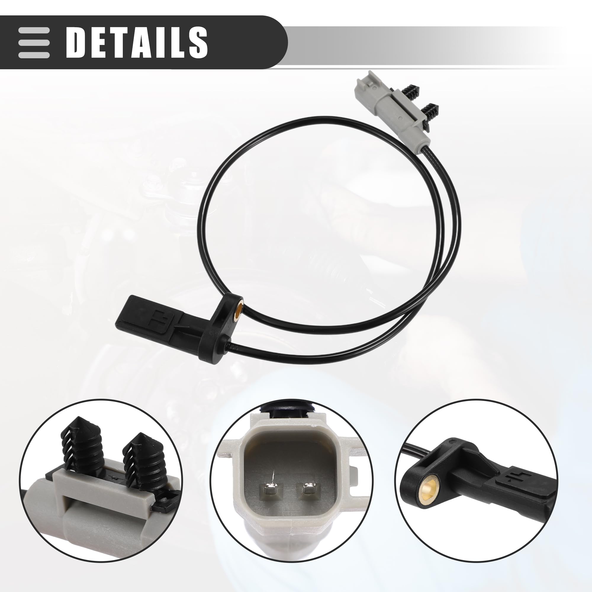 QUARKZMAN Posteriore Sinistra Destra ABS Ruota Sensore velocità, per Jeep Grand Cherokee
