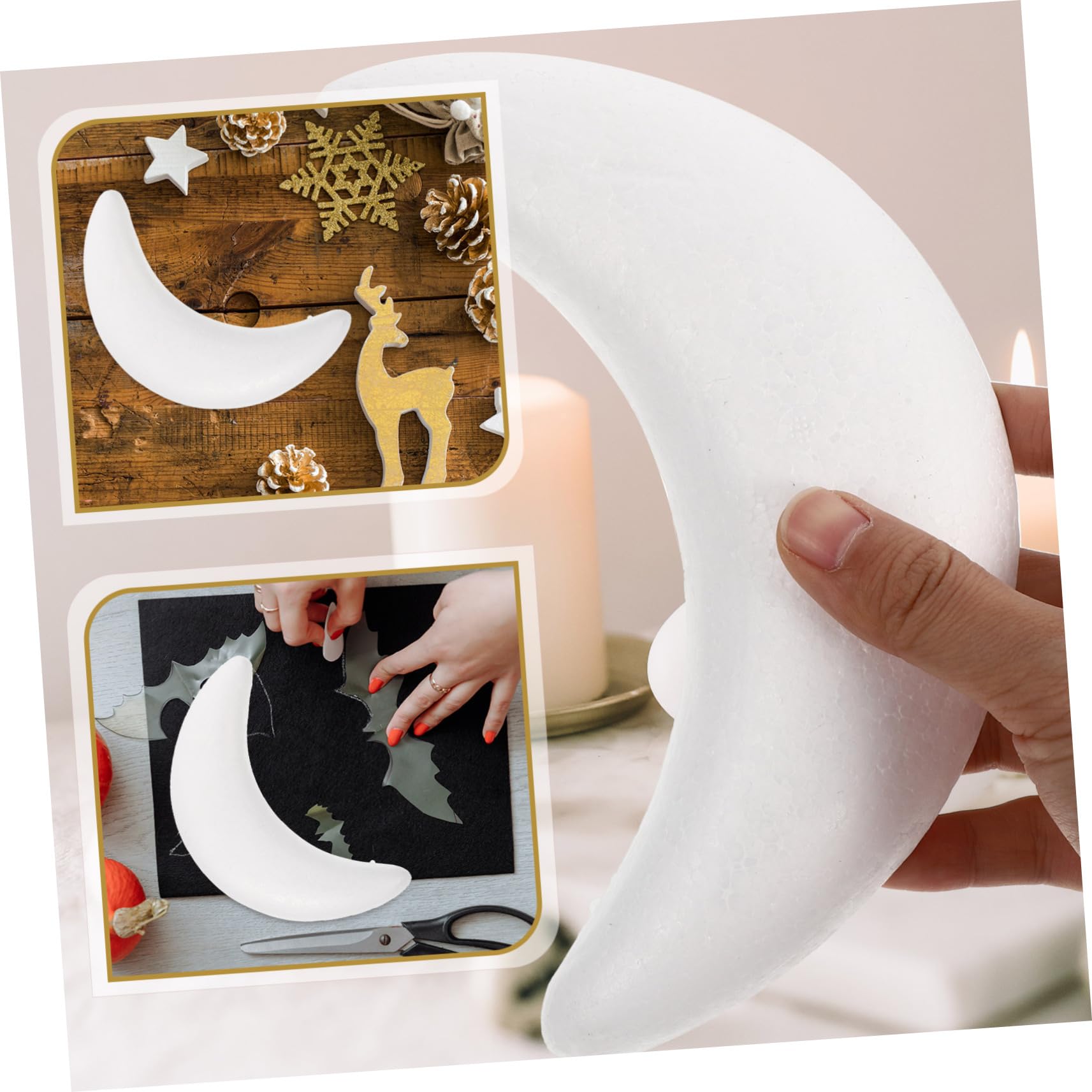 Operitacx 3 Set Decorazioni Natalizie Forma per Addobbi Fai da Te per Decorazioni per Casa per E Lavoretti Creativi 10 Pezzi*3