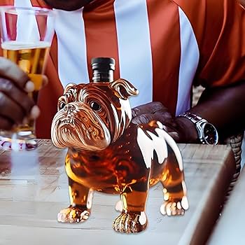  犬型ウイスキー陶器ボトル Amazon.co.jp: ブルドッグウイスキーボトル - 犬型ウイスキー
