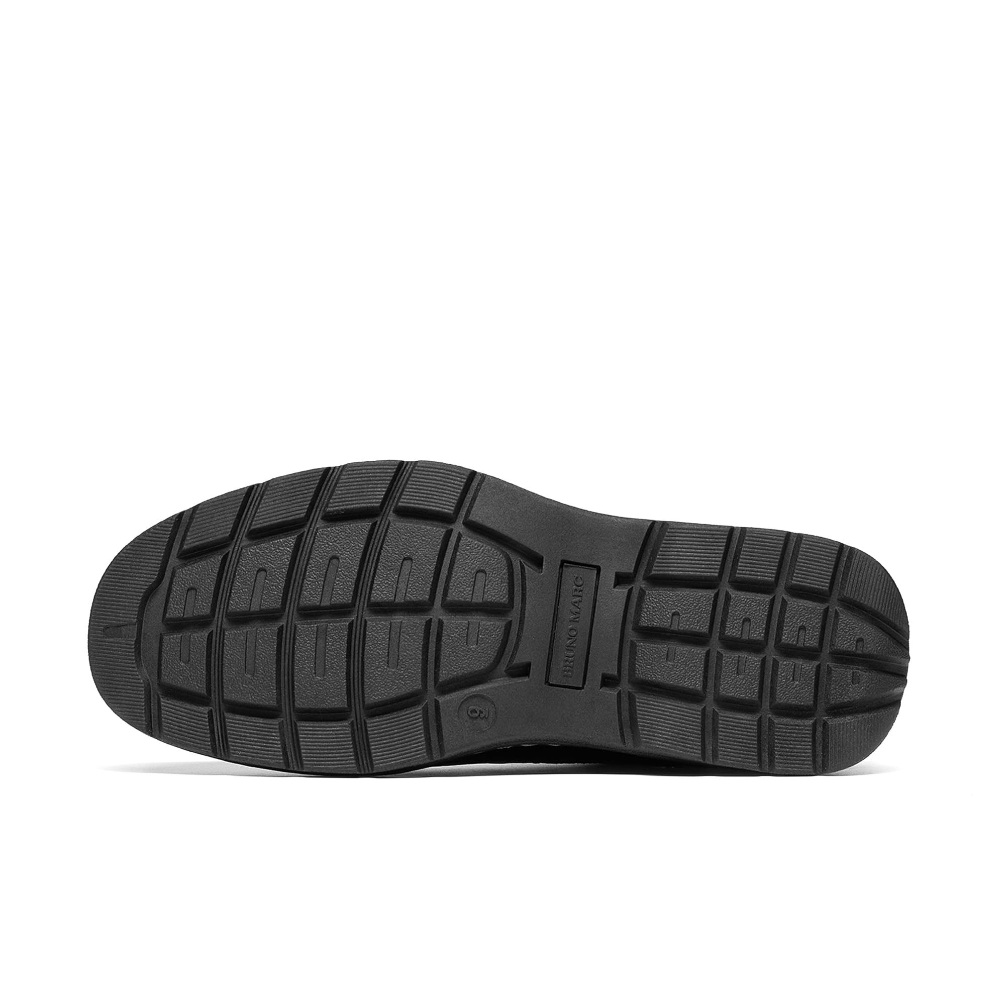 Bruno Marc Zapatos de vestir con puntera cuadrada para hombre, zapatos formales de negocios Oxfords