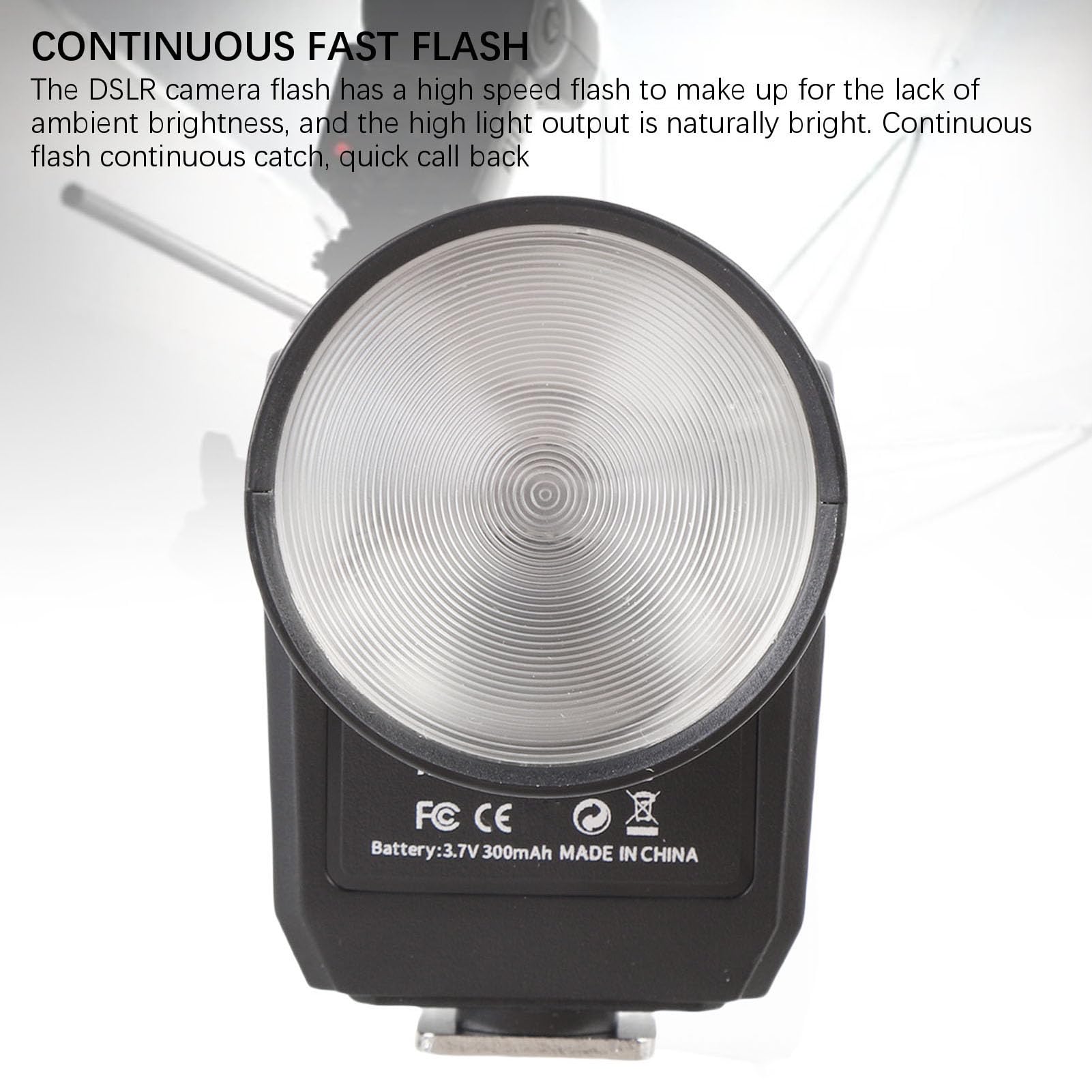 Micro Camera Flash GN8, 6500K Temperatura Colore