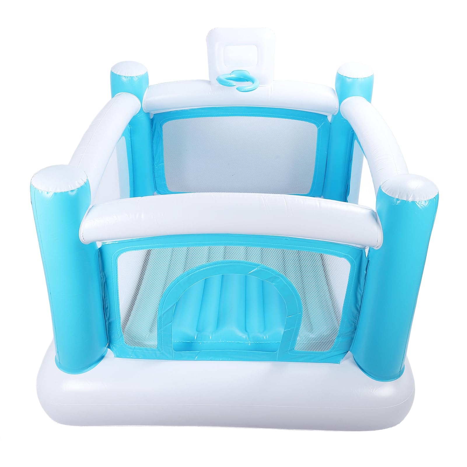 Castello Gonfiabile con Tappetino Rimovibile per Bambini Grandi | Castello gonfiabile in PVC resistente per bambini dai 3 ai 6 anni, per feste al coperto e all\'aperto