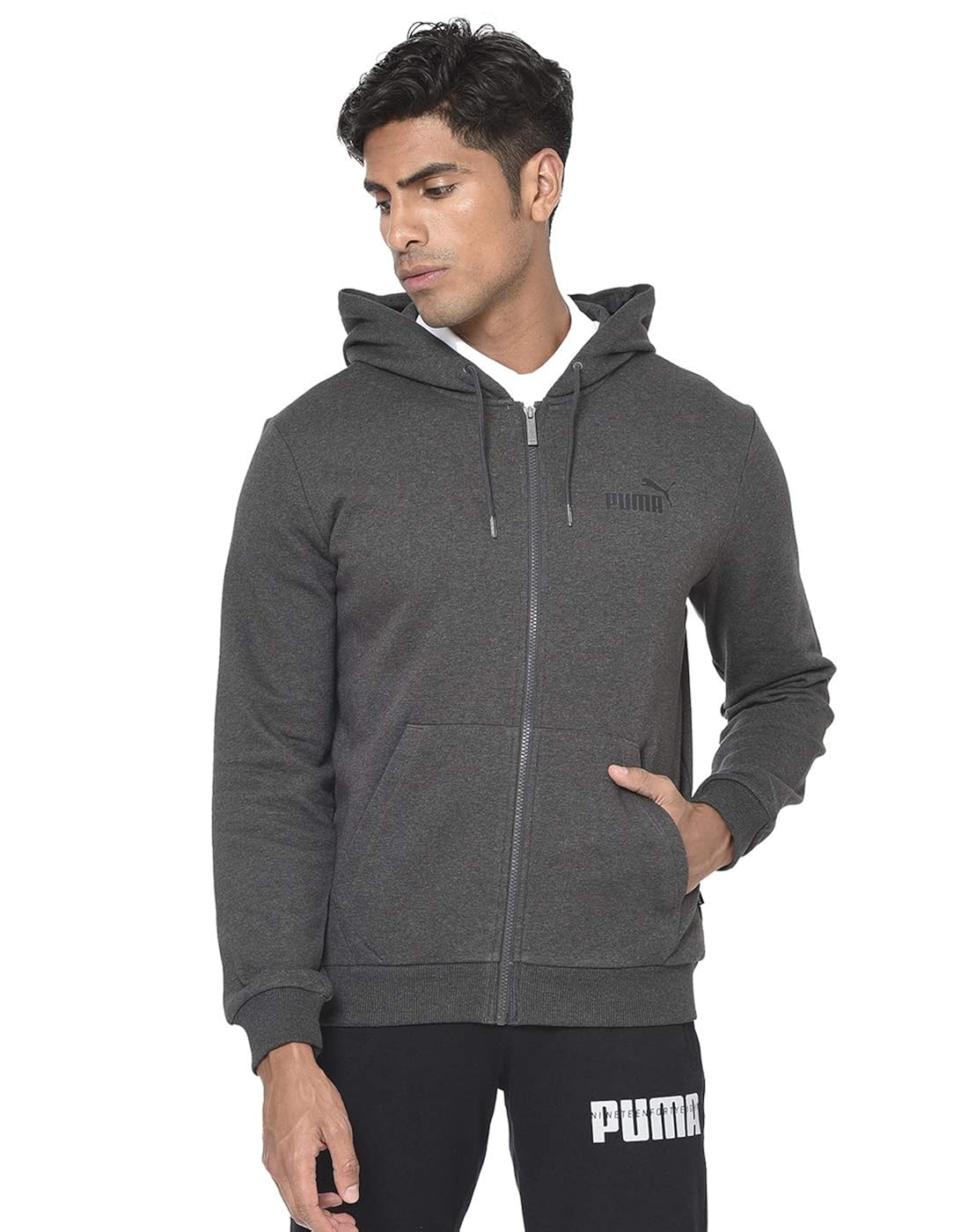 gray puma jacket