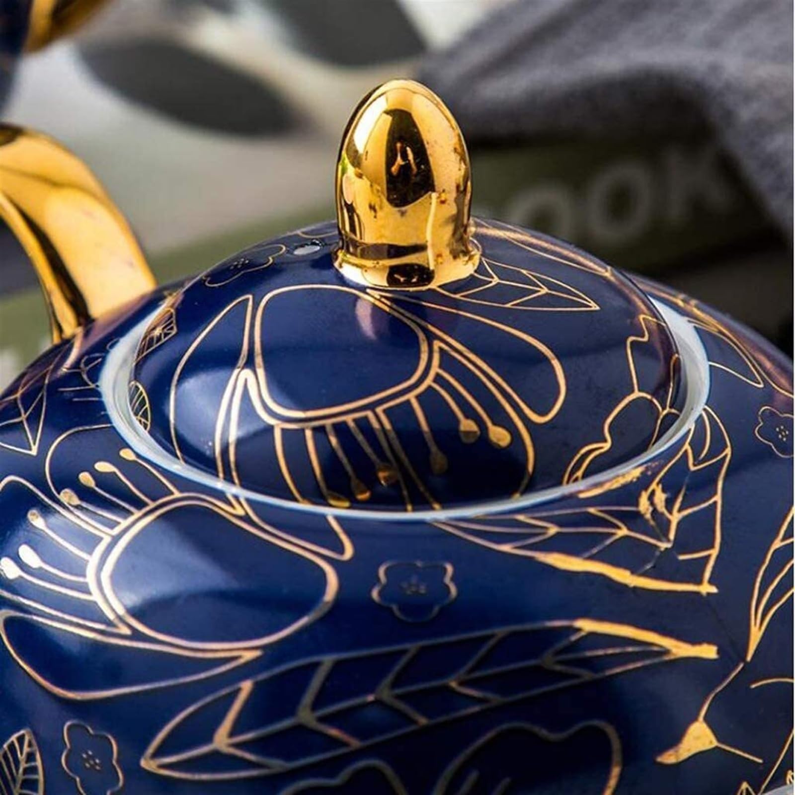 Zestaw Do Herbaty Czajniczek Nowoczesny czajniczek Ceramiczny opalany w wysokiej temperaturze Zestaw do herbaty domowego biura Akcesoria Kuchenne