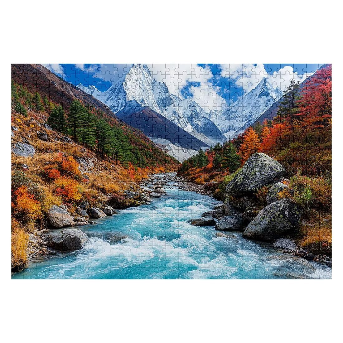 1500 sztuk puzzli dla dorosłych, jesienne puzzle dla dorosłych 1500, niemożliwe puzzle, klasyczne wymagające gry edukacyjne, drewniane puzzle dla rodzin, prezenty dekoracyjne, motyw: natura -2268