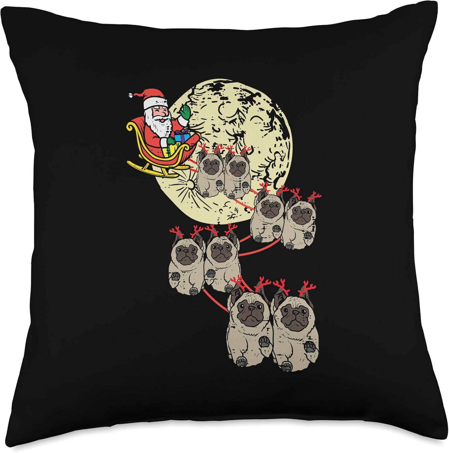 BoredKoalas Christmas Pillows Holiday Xmas Gifts Reindeer