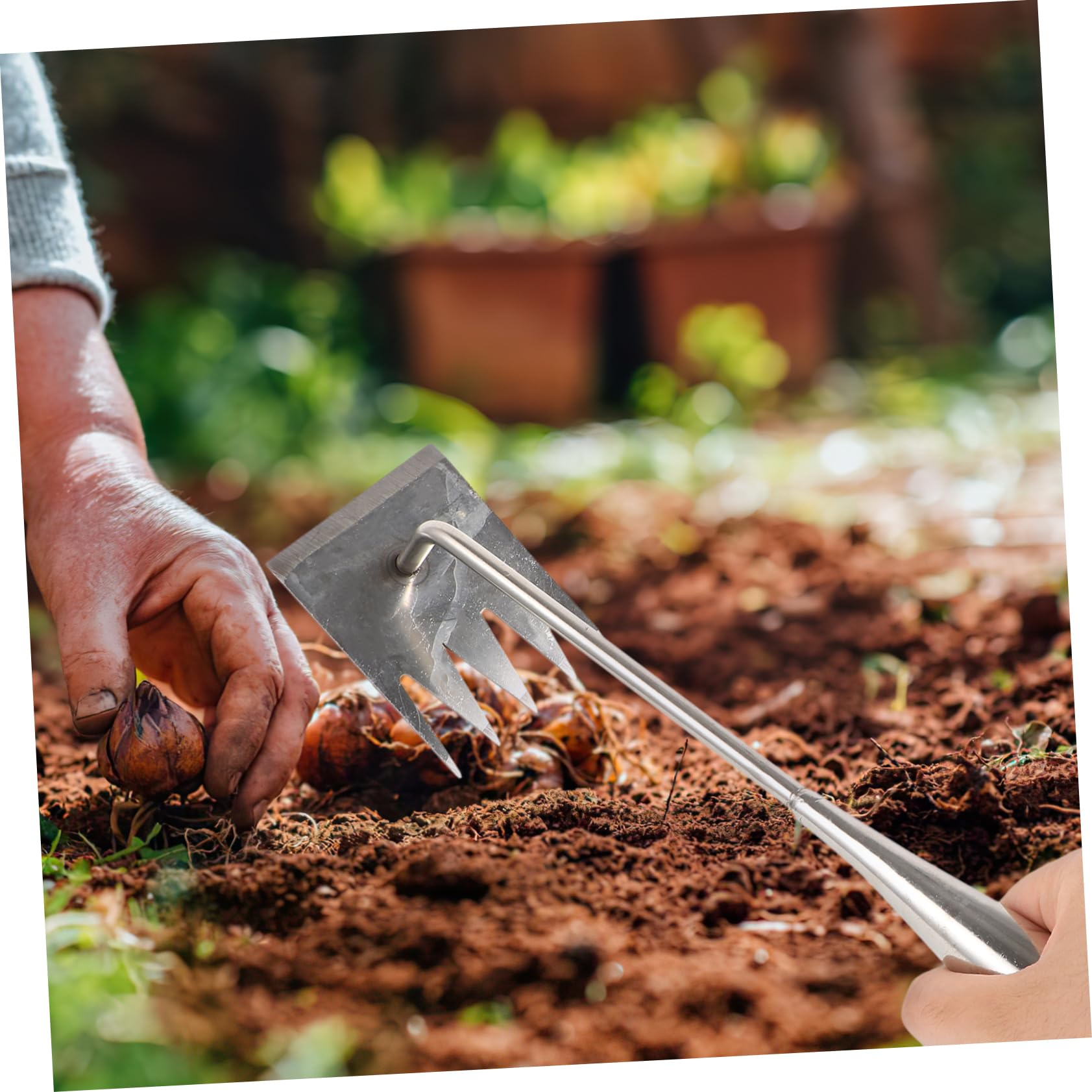 BESPORTBLE 3stücke Edelstahl Unkrautstecher Robustes Gartenwerkzeug Zum Jäten Ergonomischer Griff Für Rasen Und Parks Scharfes Design Für Effektives Wurzelentfernen Widerstandsfähig
